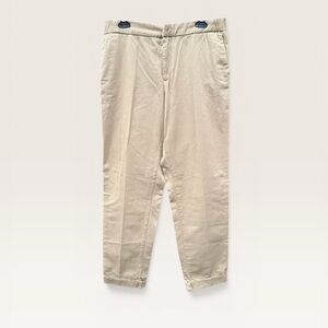 NWT The Kooples Beige Chino Pants EU 50 US 34 Slim Straight Designer $215